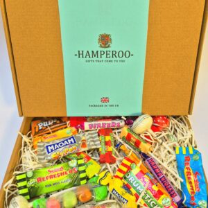 Hamperoo Lollies & Chews Gift Hamper – 1kg Retro Sweet Mix