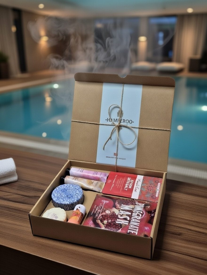 Self-Care Gift Hamper for Women – Candle, Bath Salts & Skincare Set - Image 2