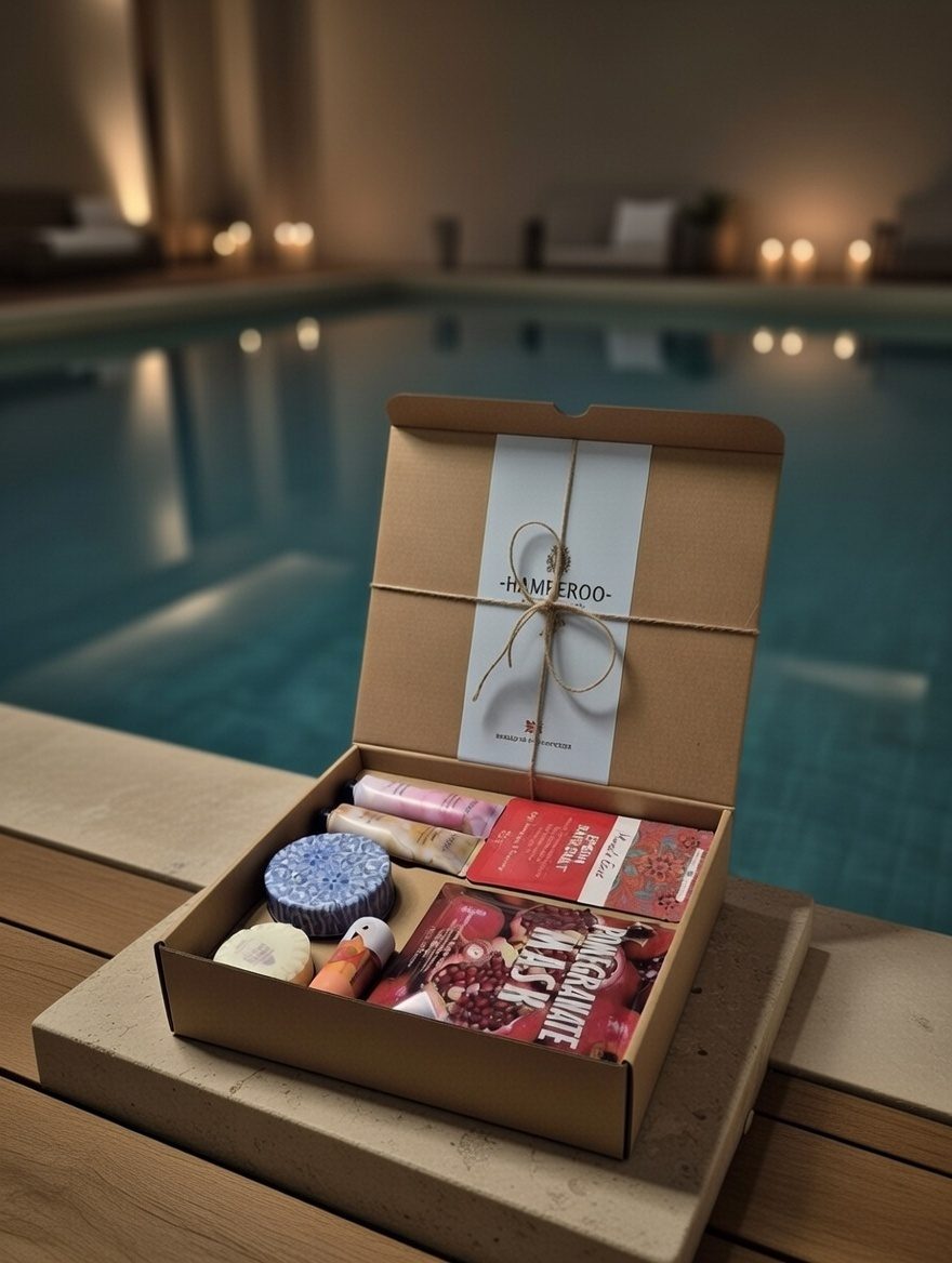 Self-Care Gift Hamper for Women – Candle, Bath Salts & Skincare Set - Image 3